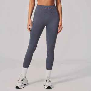 Women Mid Waist Full Length <b>Yoga</b> Leggings Solid <b>Pink</b> Spandex Polyester Athletic <b>Pants</b> Elastic Waist Stretch Fit Sweat-Wicking - Product Image 4