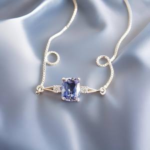 Sterling <b>Silver</b> Sapphire Oval Cut Luxury Vintage IGI Certified High-quality Handmade Women's Wedding Anniversary Engagement Gift - Product Image 1