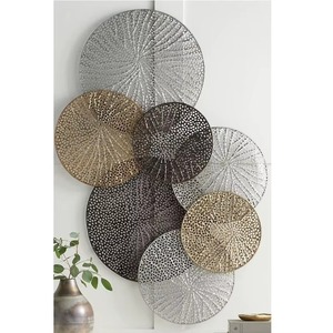 High Quality Home Decor Handmade Abstract Wall Hanging <b>Art</b> Unique Metal Wall Decoration From Indian Exporter - Product Image 1