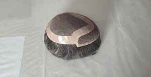 Peluca de Cabello Remy Chino Mono Front Lace Taz de Calidad Premium con Trama Única y Estilos de Ondas Profundas Naturales - Product Image 6