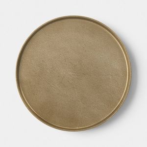 Bandeja de Servir Moderna de Aluminio con Forma de Hoja Dorada, Plato Decorativo Pulido para Frutas, Apto para Microondas, para Mesa de Bodas y Fiestas - Product Image 6