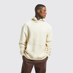 Sudadera con Capucha Extra Grande para Hombre, 100% Algodón de Alta Calidad, Ropa Deportiva Térmica, Diseño de Bolsillo Bordado y Estampado, para Invierno - Product Image 1
