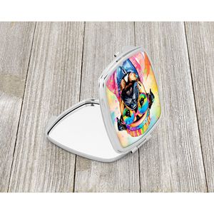 Carlin Hippie Dawg miroir de maquillage de voyage Compact femmes poche pliante miroir décoratif cadeau pour les filles - Product Image 2