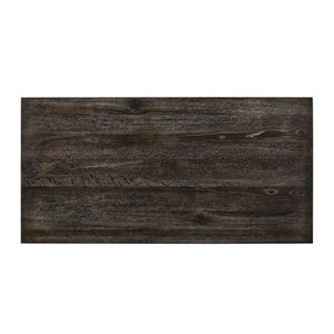 Tavolo da pranzo grigio anticato a altezza bancone con ripiano inferiore - Product Image 4