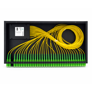 Panel de Conexiones de Fibra Óptica de Alta Calidad 1U 19'' ODF de 32 Puertos, Marco de Distribución Óptica, Divisor de Fibra 2*32 SC/APC FTTH - Product Image 3