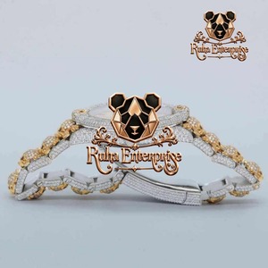 Reloj de Lujo con Diamantes Moissanite de Alta Demanda, Elegante Reloj de Pulsera con Decoración de Piedras Premium para Uso Diario - Product Image 2