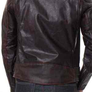 Chaqueta de Motociclista Casual para Hombre, de Cuero Sintético, con Cuello Alto, Cierre Frontal, Resistente al Viento y Transpirable, para Otoño e Invierno - Product Image 3