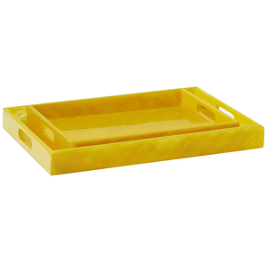 Polyresin Square Serving <b>Tray</b> OEM Custom Marble Pattern <b>Storage</b> <b>Tray</b> Modern Style for Wedding Events Private Label Buyers Home - Product Image 5