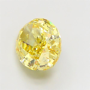 Diamant de laboratoire CVD certifié, taille ovale, jaune intense et vibrant, pierre précieuse lâche, chef-d'œuvre de joaillerie de créateur haut de gamme - Product Image 3