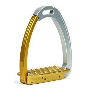 Estribos de Acero Inoxidable Premium Ligeros para Montar a Caballo, Duraderos, Resistentes al Óxido, Soporte de Seguridad Ecuestre para Pies, para Equitación Inglesa - Product Image 1