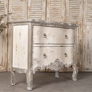 Armadi in legno Vintage a doppio cassetto in stile fattoria perfetti regali rustici per l'inaugurazione della casa per migliorare gli spazi abitativi - Product Image 2