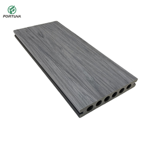 Pasarela de jardín al aire libre, baldosas de cubierta compuestas de plástico y madera, 20mm de espesor, teca ignífuga, fácil de instalar, borde ranurado para Baño - Product Image 4