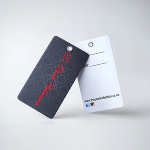 Étiquettes suspendues en papier cartonné épais Disha Communications - Étiquettes de vêtements durables pour l'emballage de vente au détail, projets d'artisanat, organisation - Product Image 1