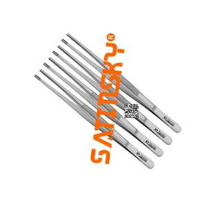 Pince à tissus du pouce 17 CM Instruments de microchirurgie Manuel en acier inoxydable Certifié CE Classe III Fabriqué AISI 420 - Product Image 4