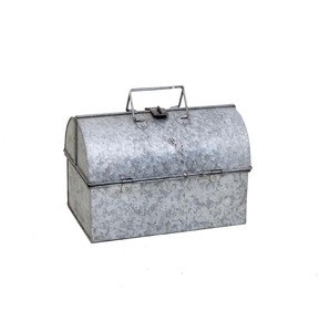 Galvanized <b>Metal</b> <b>Storage</b> <b>Trunk</b> - Product Image 4