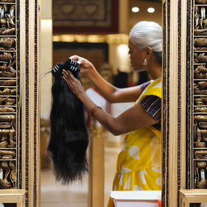 Onda del cuerpo Cabello crudo Weaving. RAW Virgin Remy Cabello humano sin procesar a granel/natural Virgin Indian Remy Hair - Product Image 1