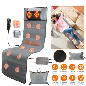 Almohadilla de Masaje Eléctrica de Cuerpo Completo con Vibración y Calor, Cojín de Masaje para Espalda y Cuello, Alfombrilla para Silla y Colchón - Product Image 1