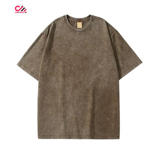 เสื้อยืดผู้ชายทรงโอเวอร์ไซส์สีเทา CARE MASTER ลายพิมพ์รูปภาพสีขาว คอกลม แขนสั้น สไตล์สตรีท ผ้าคอตตอนเจอร์ซีย์ ทรงพอดีตัว - Product Image 5