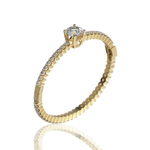 Bracelet Designer en Moissanite Diamant 10mm pour Usage Quotidien (Certifié GRA) Glosbe & Co GRA Rond Synthétique (Fabriqué en Laboratoire) Argent - Product Image 2