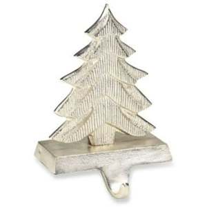 Support de chaussettes de Noël en métal robuste avec étoile argentée pour cheminée – Offre spéciale - Product Image 3
