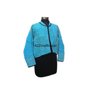 Chaqueta de Mujer Tejida a Mano, Tradicional, Vintage, Ecológica, 100% Algodón, Reversible, Transpirable y de Secado Rápido - Product Image 3