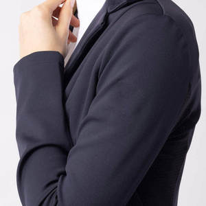 Custom Logo <b>Equestrian</b> Show Jacket Navy Blue Polyester Cotton for Show Jumping Competition - Product Image 6