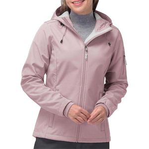 Veste softshell femme imperméable et respirante avec logo personnalisé pour les sports de plein air, fabrication OEM ODM - Product Image 1