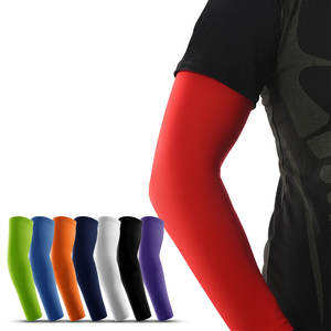 Calentadores de Brazos Deportivos Premium para Hombre y Mujer, Transpirables, Anti-Sudor, Tallas Grandes, Compresión, Spandex/Poliéster, para Ciclismo - Product Image 1