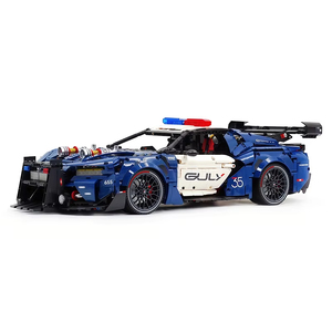 Guli 10655 Superauto Coche de Policía, Bloques de Construcción, Juguete de Plástico Hecho en China para Adolescentes, 3975 Piezas, Funciona con Batería, Estático y Dinámico - Product Image 6