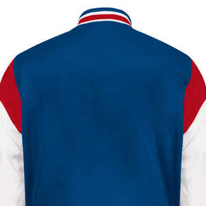 Unisex Custom Streetwear Waterproof Eco-Friendly Vintage Winter <b>Fleece</b> <b>Lined</b> Windbreaker Baseball Varsity College <b>Jacket</b> - Product Image 2