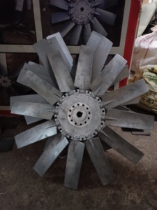 Ventilateur axial à vitesse réglable, diamètre de la pale de 600 mm, en alliage d'aluminium/nylon, haut débit d'air, pour la ventilation industrielle, la tour de refroidissement, durable - Product Image 3