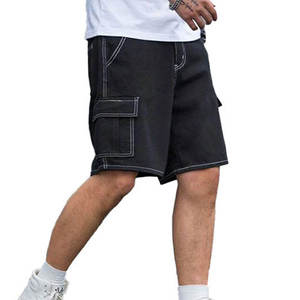 Men's Stretch Denim Shorts Slim Fit Casual Summer <b>Jeans</b> Shorts Comfortable Cotton Blend Daily Wear Mid-waist Bottoms - Product Image 2