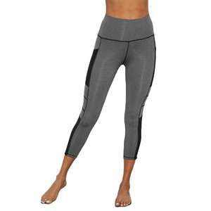 Pantalones de yoga de cintura alta para mujer, pantalones de entrenamiento, ropa de gimnasio, leggings de yoga sin costuras con bolsillos laterales - Product Image 1