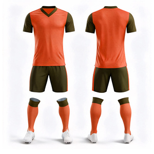 Uniforme de football personnalisé imprimé |   Tailles pour hommes, femmes et jeunes |   Vêtements de sport légers à séchage rapide en gros - Product Image 2