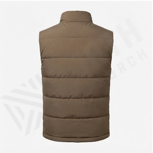 OEM Veste à bulles sans manches au design personnalisé Vêtements d'extérieur d'hiver Vestes pour femmes Gilet bouffant avec logo personnalisé Mode masculine - Product Image 3