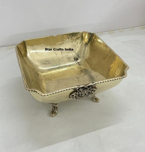 Bol de service jetable en acier inoxydable finition or de qualité supérieure, écologique, pour la décoration intérieure, les cadeaux festifs, les fêtes, la table moderne - Product Image 6