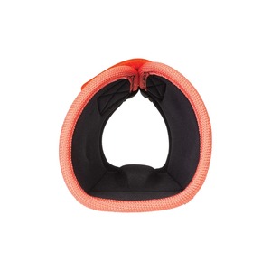 Protège-jambes de sport personnalisés en PVC noir et orange pour chevaux - Product Image 3