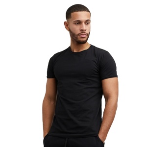 100% T-shirts pour hommes en coton de qualité supérieure 150gsm T-shirts unis vierges imprimés avec logo personnalisé - Product Image 6