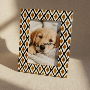 Handcrafted Resin Inlay Creative Premium Quality Photo <b>Frame</b> Elegant Decorative <b>Frame</b> by Tradebyd - Product Image 2