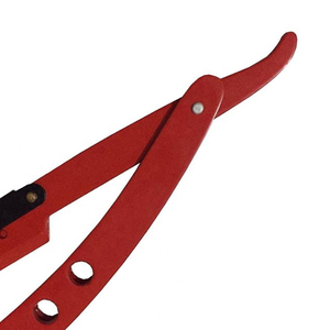 Navaja de Afeitar Plegable de Acero Inoxidable con Hoja Recta, Cuchilla de Afeitar para Barba, Navaja de Seguridad - Product Image 6