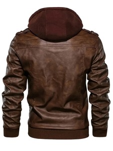 Premium <b>Mens</b> <b>Leather</b> Biker <b>Jacket</b> Genuine <b>Leather</b> Heavy Duty Stylish Comfortable Fashion Outerwear - Product Image 2