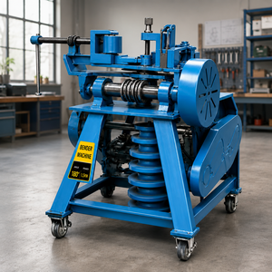 Automatic Hydraulic Exhaust <b>Pipe</b> Bender <b>Machine</b> Convenient Space-Saving Construction Tool Manual Automation New Motor Included - Product Image 1