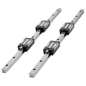 Kit Guida Lineare HGR20 con 2 Binari da 600mm, 1 Vite a Ricircolo di Sfere, 4 Blocchi Scorrevoli Tipo BF12/BK12 - Product Image 1