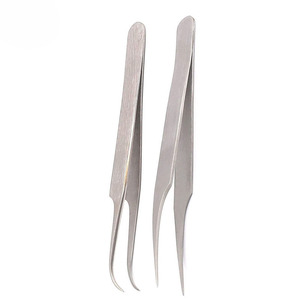 Pinzas con Punta Curva y Forma Especial 2026 para Extensiones de Pestañas, Juego de Pinzas de Precisión de Acero Inoxidable - Product Image 2