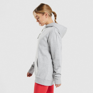 Sweat à capuche vintage en polaire de couleur unie pour femme, doux, chaud, respirant, écologique, à manches longues, décontracté - Product Image 2