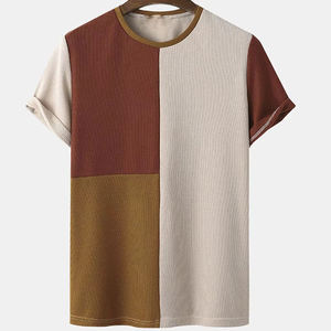 T-shirt pour homme 100% coton respirant léger à séchage rapide décontracté à manches courtes coupe classique - Product Image 1