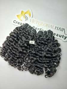 VIETGLOBALHAIR 100% vrais cheveux humains birmans bouclés pas de peluches pas d'enchevêtrement pas de styles de cheveux d'animaux vague naturelle et vague profonde lâche - Product Image 6