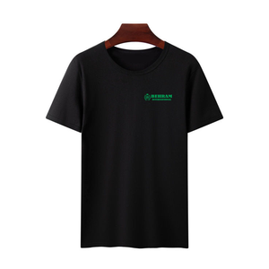 T-shirt personnalisé pour homme 100 % coton à manches courtes, coupe ample, écologique, respirant, anti-plis, séchage rapide, décontracté - Product Image 3