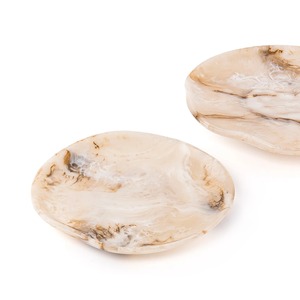 Cuenco de resina estilo herencia con pedestal, bandeja y platillos a juego para las noches de Ramadán y anfitrión elegante - Product Image 2