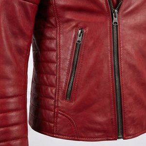 Chaqueta de Motociclista de Cuero de Alta Calidad, Personalizada, a la Moda, Elegante, Equipo de Protección para Hombre, Color Personalizado - Product Image 5